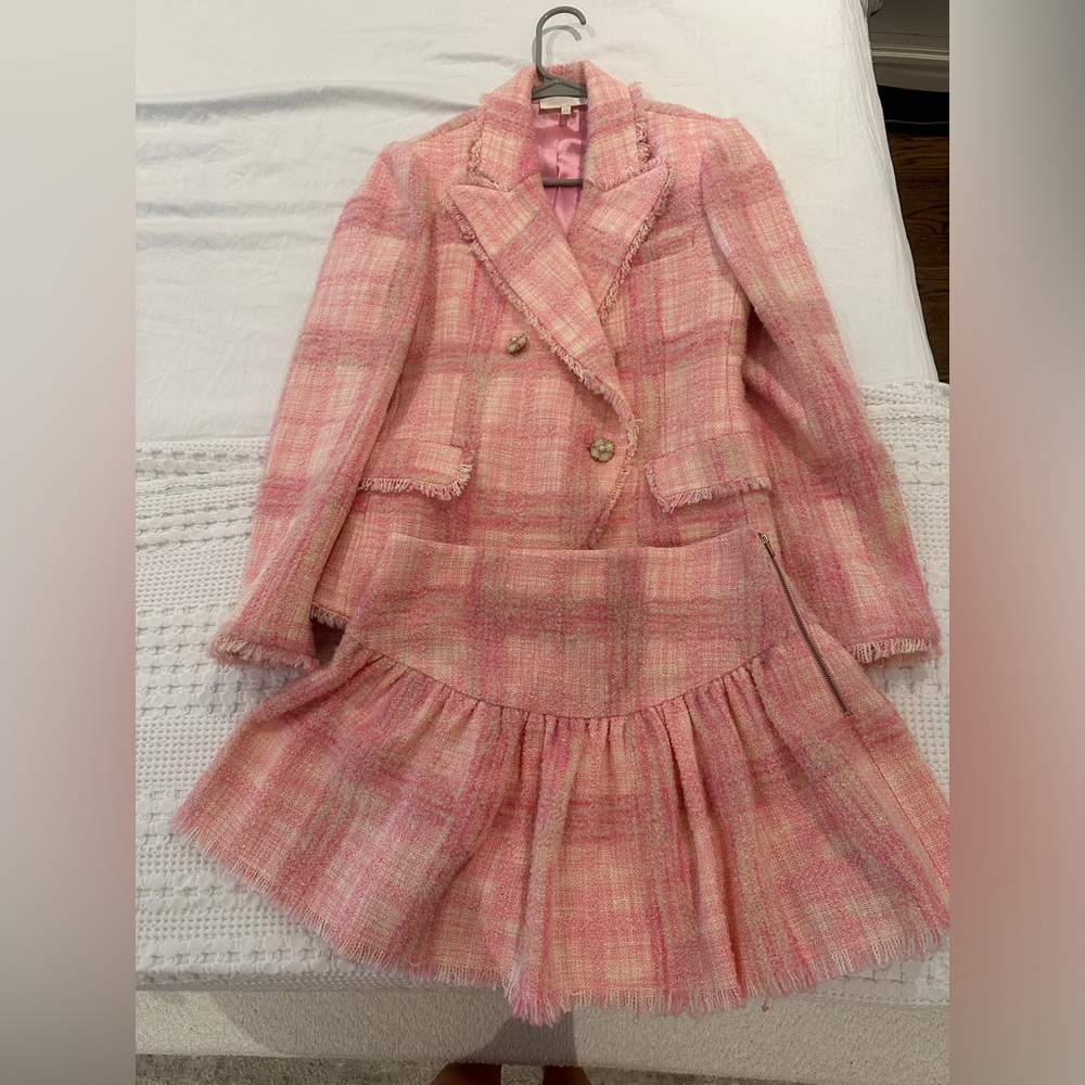 Love shack Pink Blazer Set